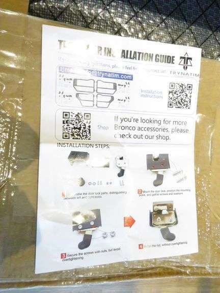 4 Door Ford Bronco Tube Doors