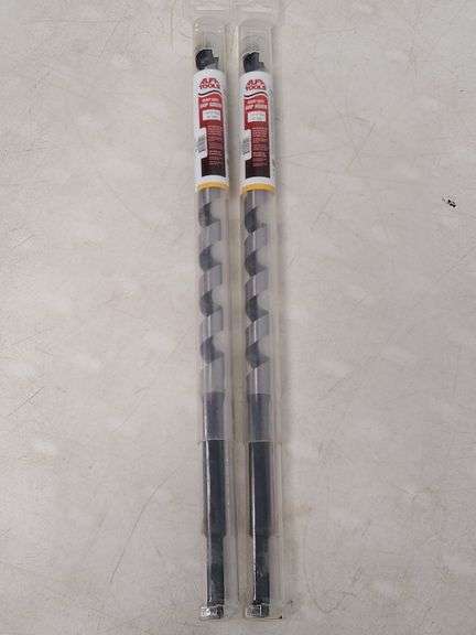 2) Alfa Tools Heavy Duty Ship Auger Drill Bits