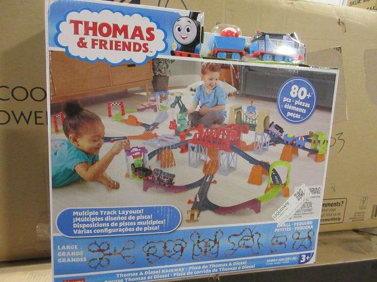 Thomas and Friends Thomas and Diesel Raceway Prime Time Auctions,