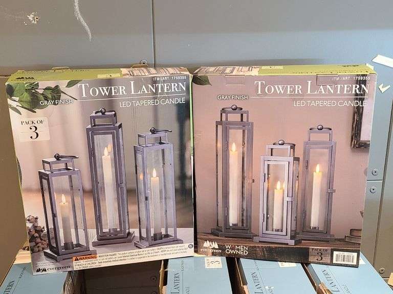 2) Tower Lantern Pack of 3