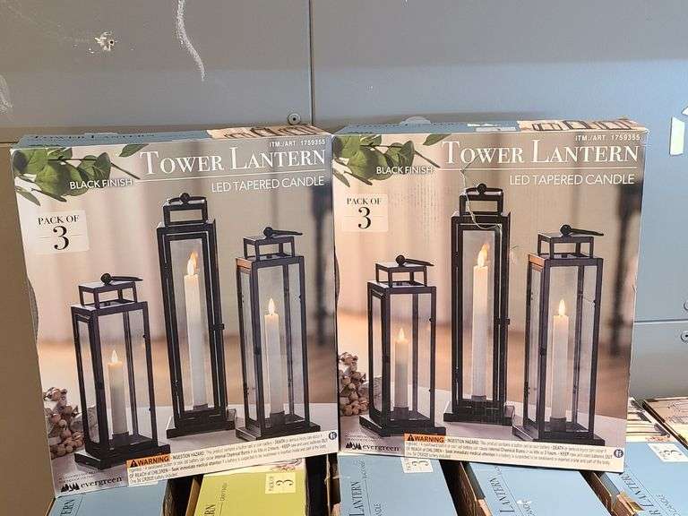 2) Tower Lantern Pack of 3