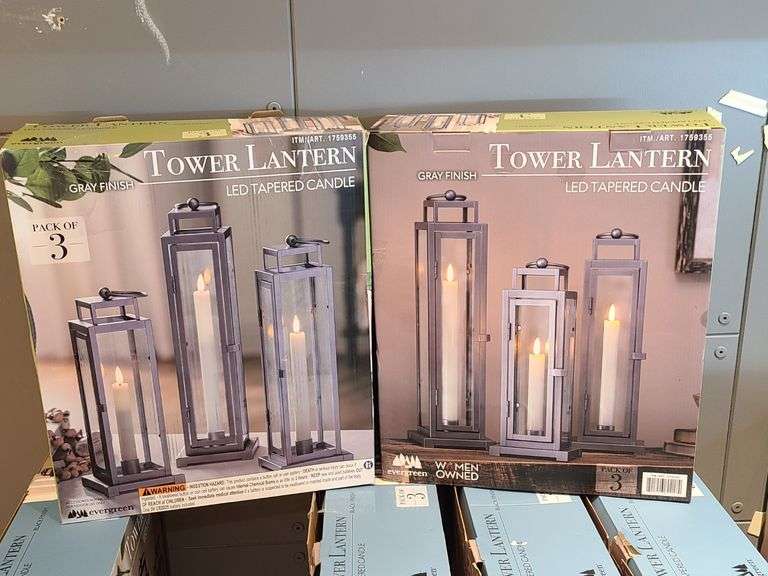 2) Tower Lantern Pack of 3