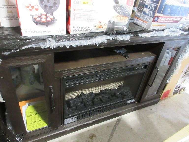 * Fireplace Console Table - Prime Time Auctions, Inc.