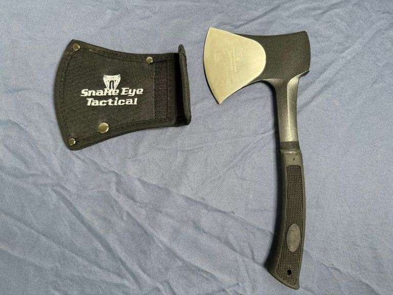 Snake Eye Survival Throwing Axe, Sheath