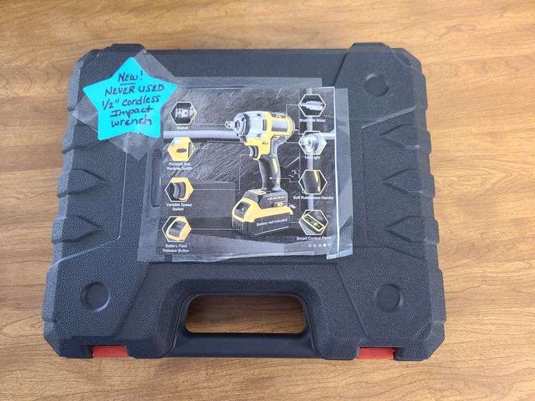 Cordless Impact Wrench with Storage Case