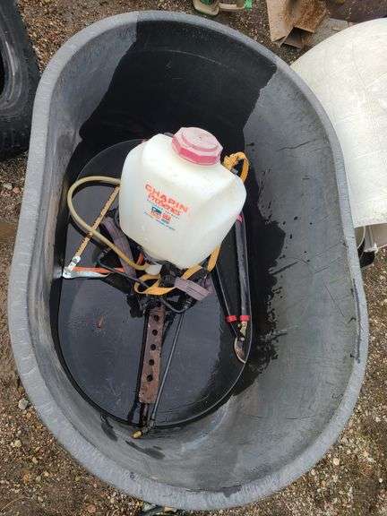 Live Stock Tank, Hedge Trimmer, Hand Saw, Backpack Sprayer, Drawbar ...