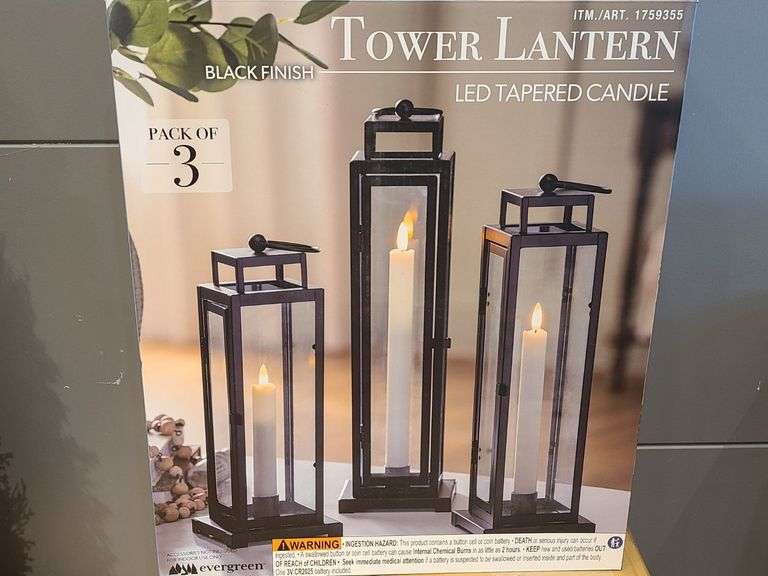 Tower Lantern Pack of 3
