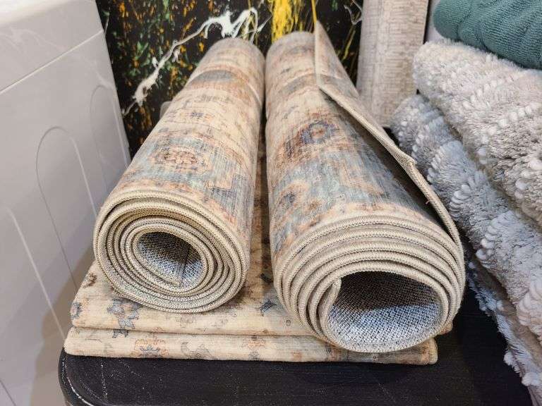 2) Wyatt & Ash Washable Runners, 2) Accent Rugs