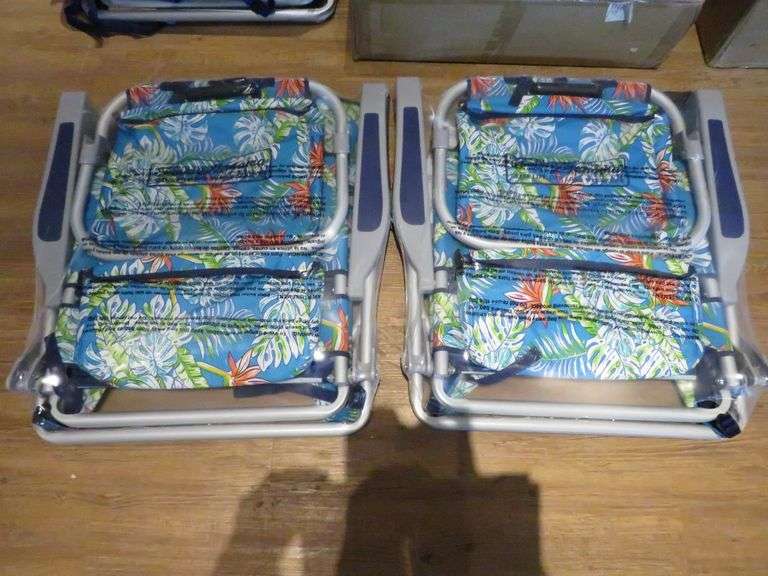 2) Tommy Bahama Backpack Beach Chair