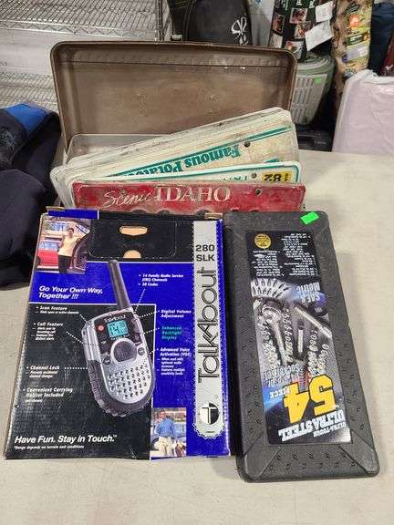 Tool Set*, Two-Way Radio, Assorted License Plates, Tool Box - Prime ...