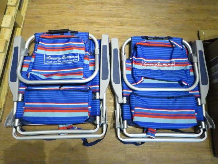 2) Tommy Bahama Backpack Beach Chair