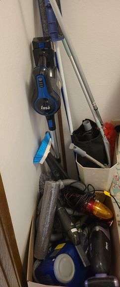 Inse Cordless Stick Vacuum, Floor Duster Mop, Euro Pro Vacuum, Shark Cordless Hand Vacuum, Monster Vacuum, Dusters and More