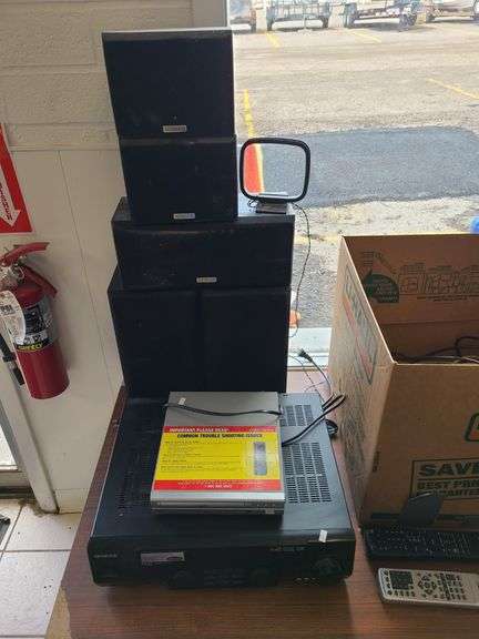 Kenwood Audio Receiver with Speakers, Coby DVD Player - Prime Time ...