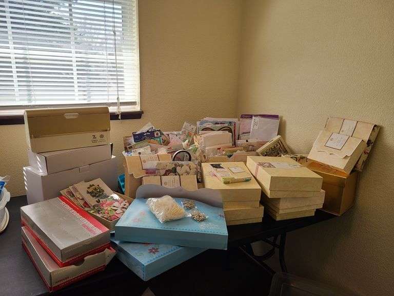 Anna Griffin Creative Station, Die Cuts for Crafting, Totes of Crafting Supplies, Card Making Kits and Much More