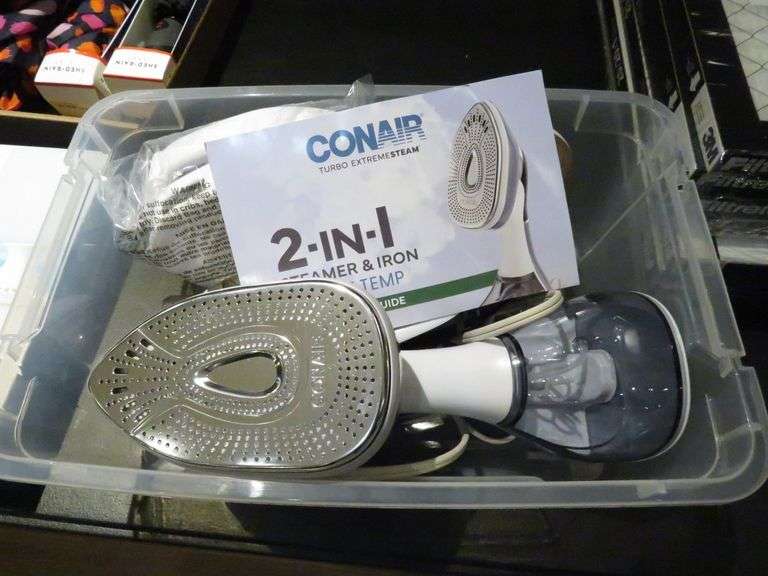 2) 2-in-1 Steamer and Iron