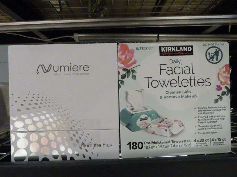 Kirkland Signature Facial Towelettes, Numiere Plus