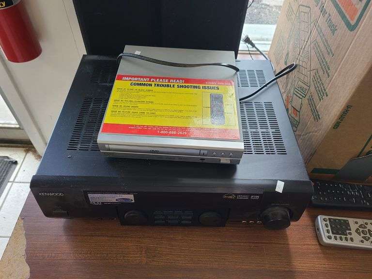 Kenwood Audio Receiver with Speakers, Coby DVD Player - Prime Time ...