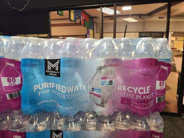 5) Case Of Purified Water - 8.0 Fl. Oz Bottles - Prime Time Auctions, Inc.