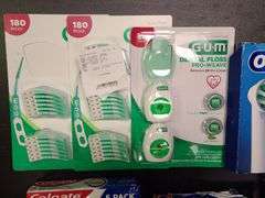 3) GUM Floss and Floss Picks, Colgate Toothpaste, Oral B Brush Heads ...