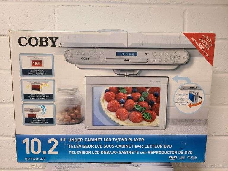 Coby 10.2" Under-Cabinet LCD TV/DCD Player