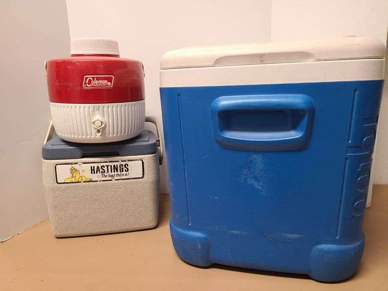 Igloo Coolers, Hastings Lunch Cooler, Coleman Water Jug