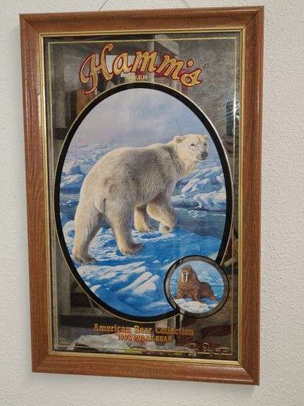 Hamm's Mirrored Beer Sign