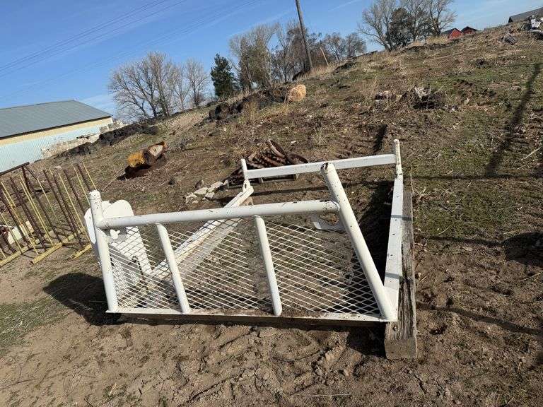 thumbnail image 2 of Adjustable Steel Truck Bed Headache Rack – 63.5" To 77.5" Width, Black Mesh 2 of 3