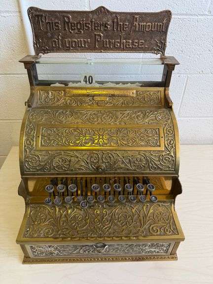 Brass National Cash Register