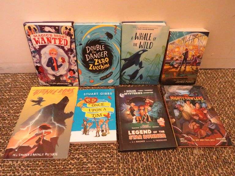 Middle Grader Adventure and Mystery Book Lot $112 Value