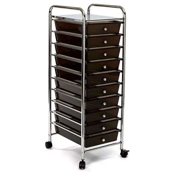* Seville Classics 10 Drawer Organizer Cart - Prime Time Auctions, Inc.