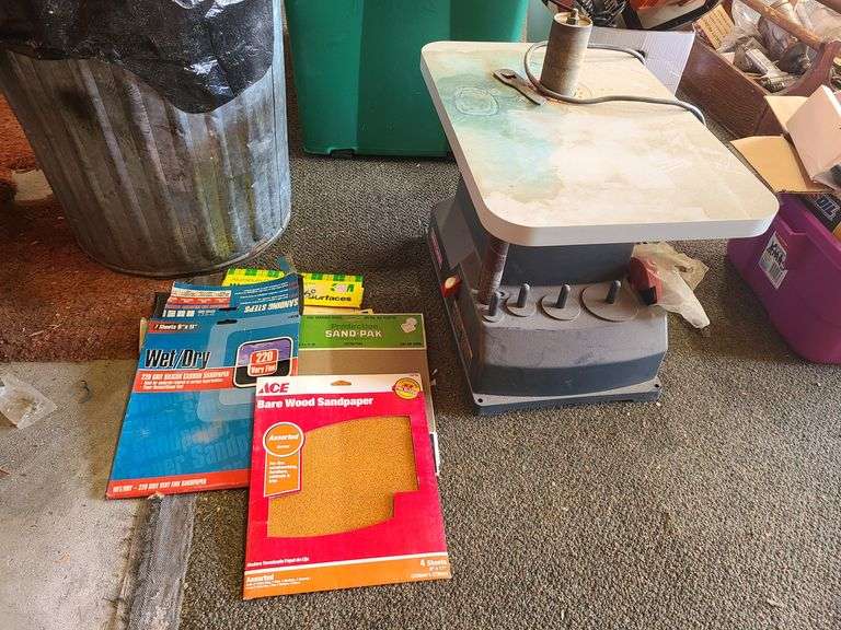 Sandpaper, Craftsman Oscillating Spindle Sander