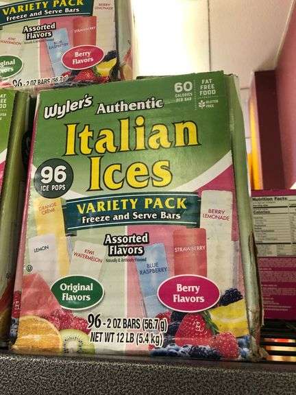 3) Wyler's Authentic Italian Ice Bars