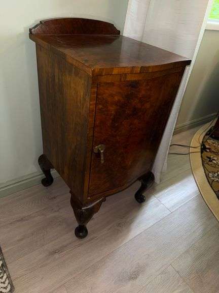 Walnut Burl Cabinet
