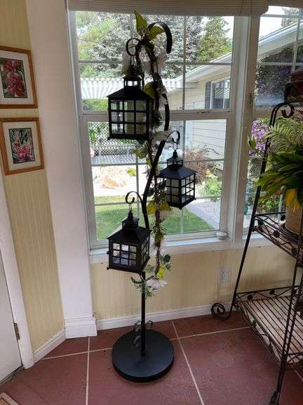 Iron Hanging Lantern Decor