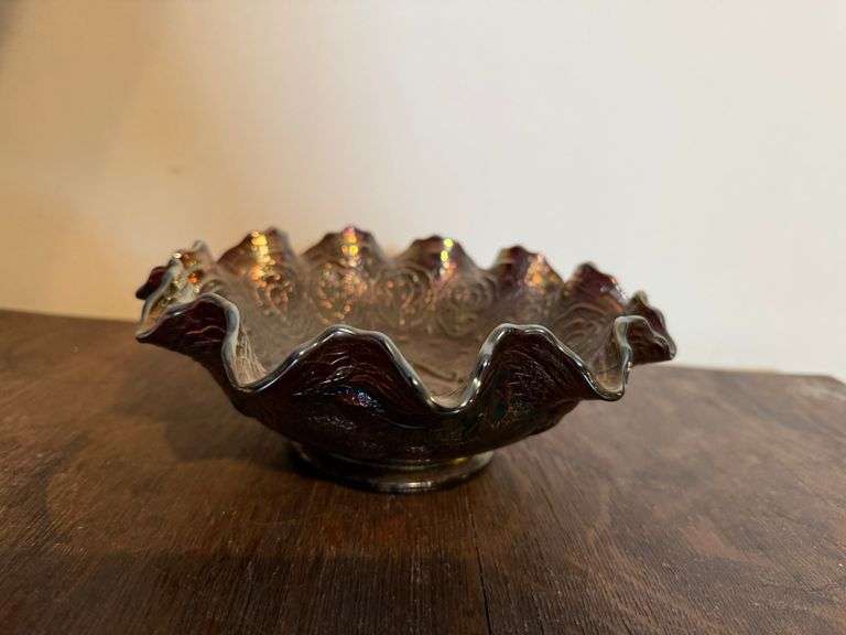 Fenton Carnival Glass Bowl