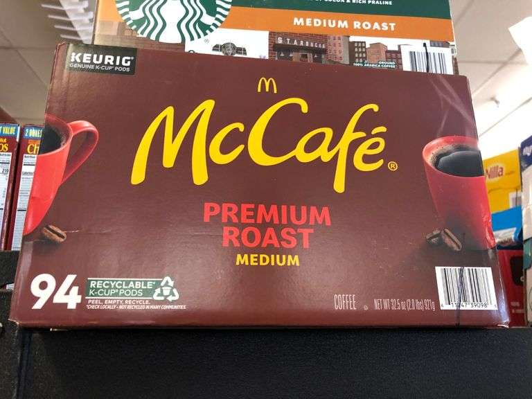 Starbucks Medium Roast K-Cup Pods, McCafe Medium K-Cup Pods