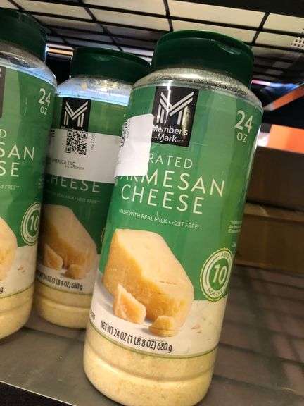 3) Grated Parmesan Cheese