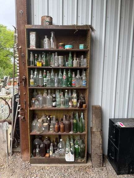 Large Collection of Glass Bottles