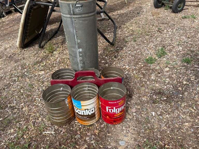 Metal Sprayer Tank, Tin Can Caddy
