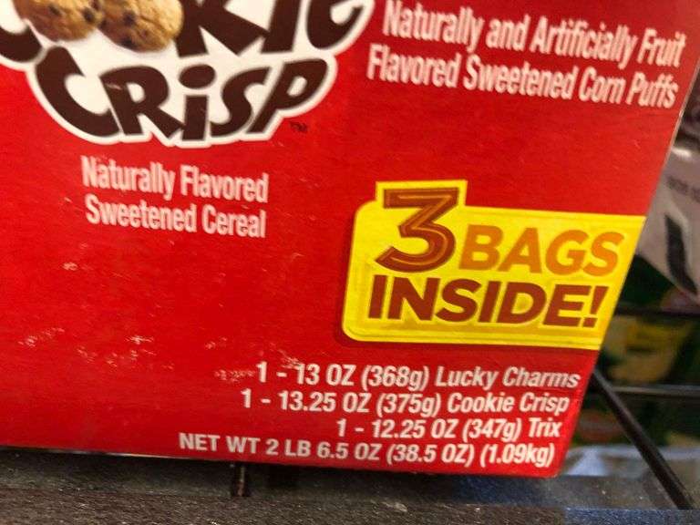 2) General Mills Cereal Variety Pack, Kellogg's Frosted Mini Wheats 2pk