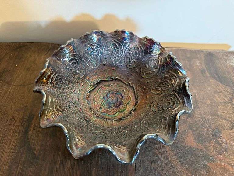 Fenton Carnival Glass Bowl