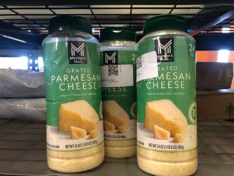 3) Grated Parmesan Cheese