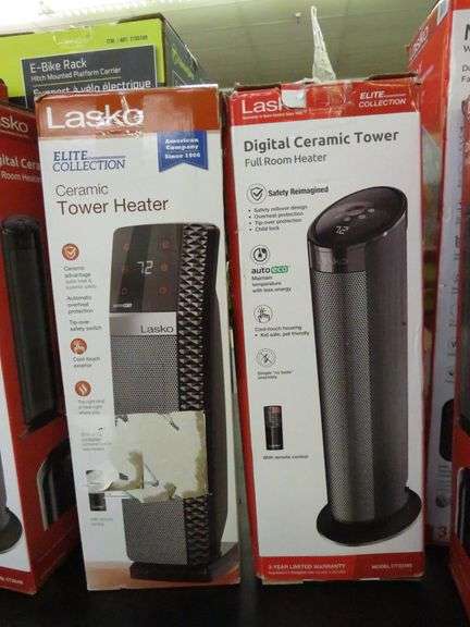 2) Lasko Ceramic Tower Heaters