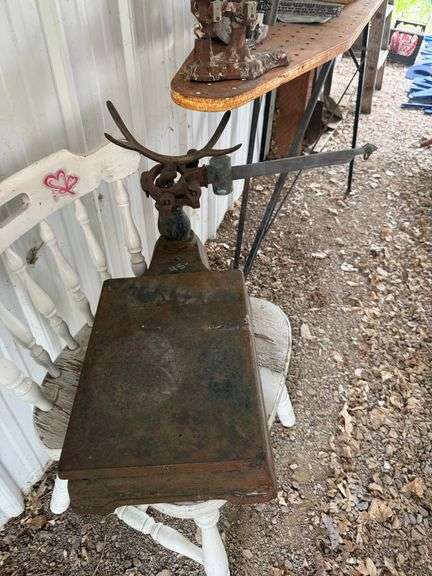 2) Antique Scales, Chair