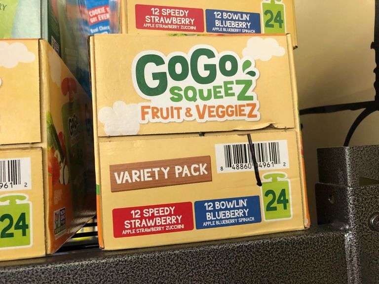 3) GoGo Squeez Fruit And Veggies, GoGo Squeez Fruit On The Go