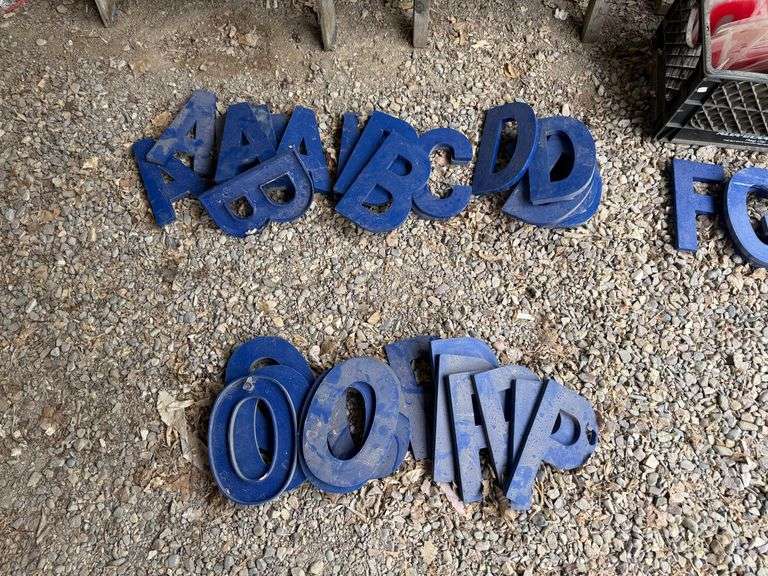 Large Letters, Milk Crates
