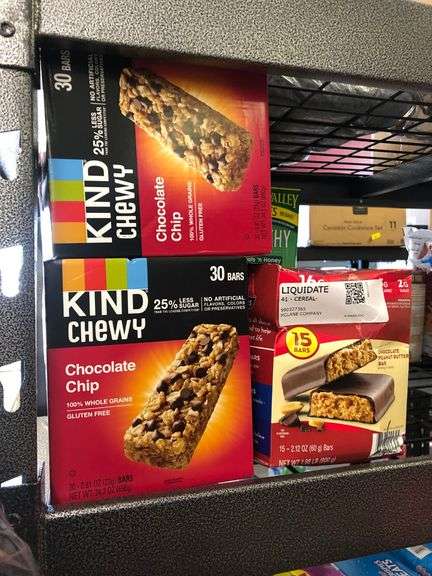2) Kind Chewy Bars, Atkins Chocolate Peanut Butter Bars