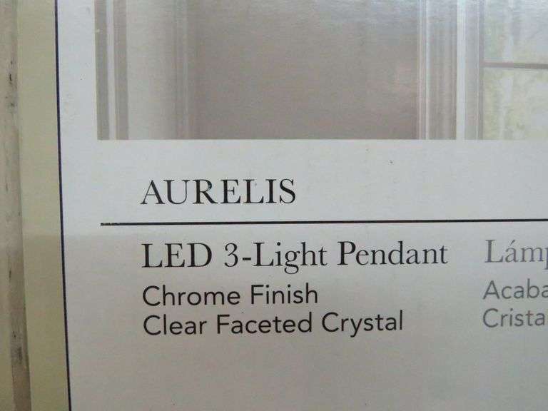2) Allen + Roth Aurelis Three Light Pendant