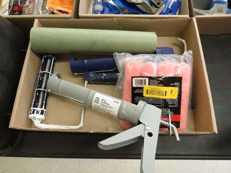Calking Guns, Paint Rollers