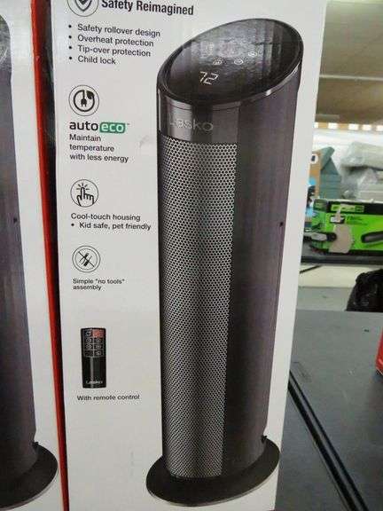 2) Lasko Digital Ceramic Tower Heater